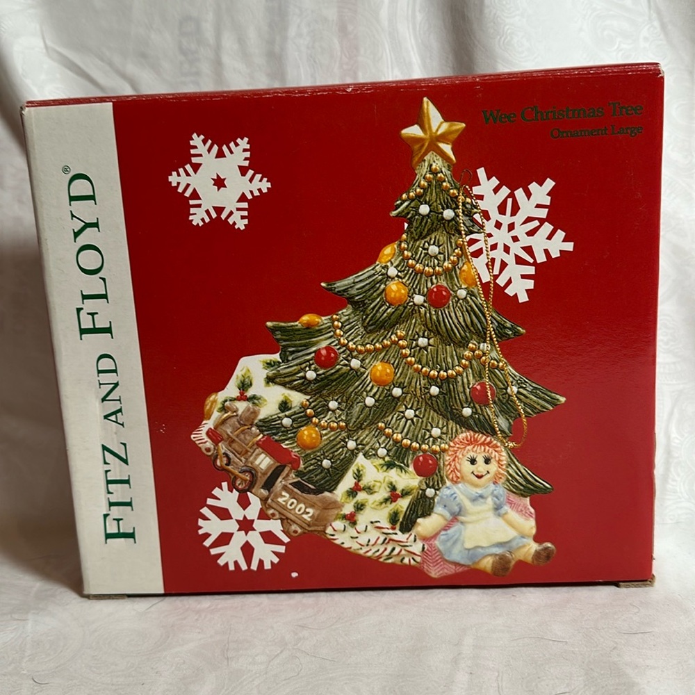 Fitz & Floyd WeeChristmas tree ornament large
NIB